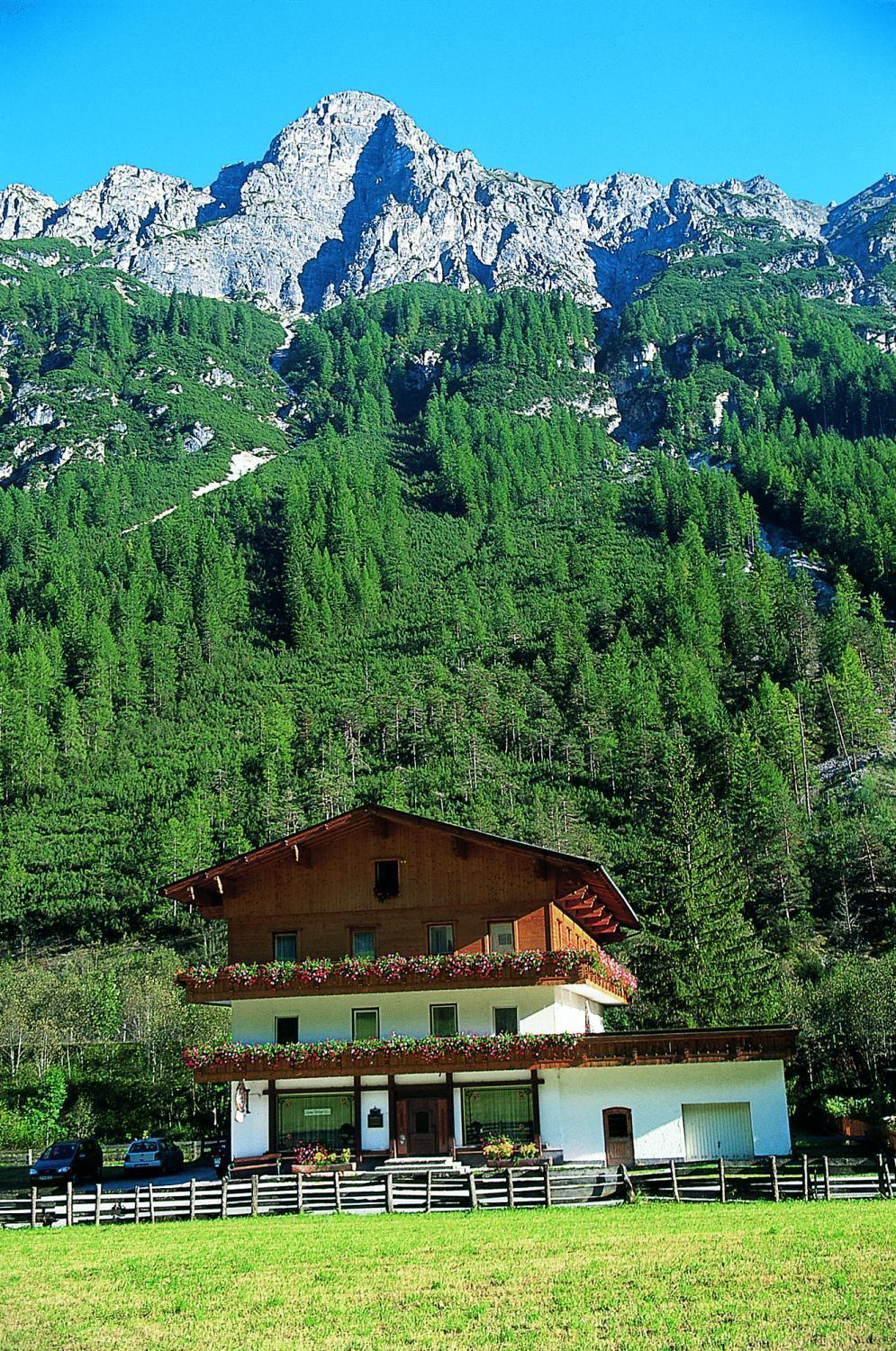 Pension Nina & Gasthof Alpenrose Gschnitz Eksteriør billede